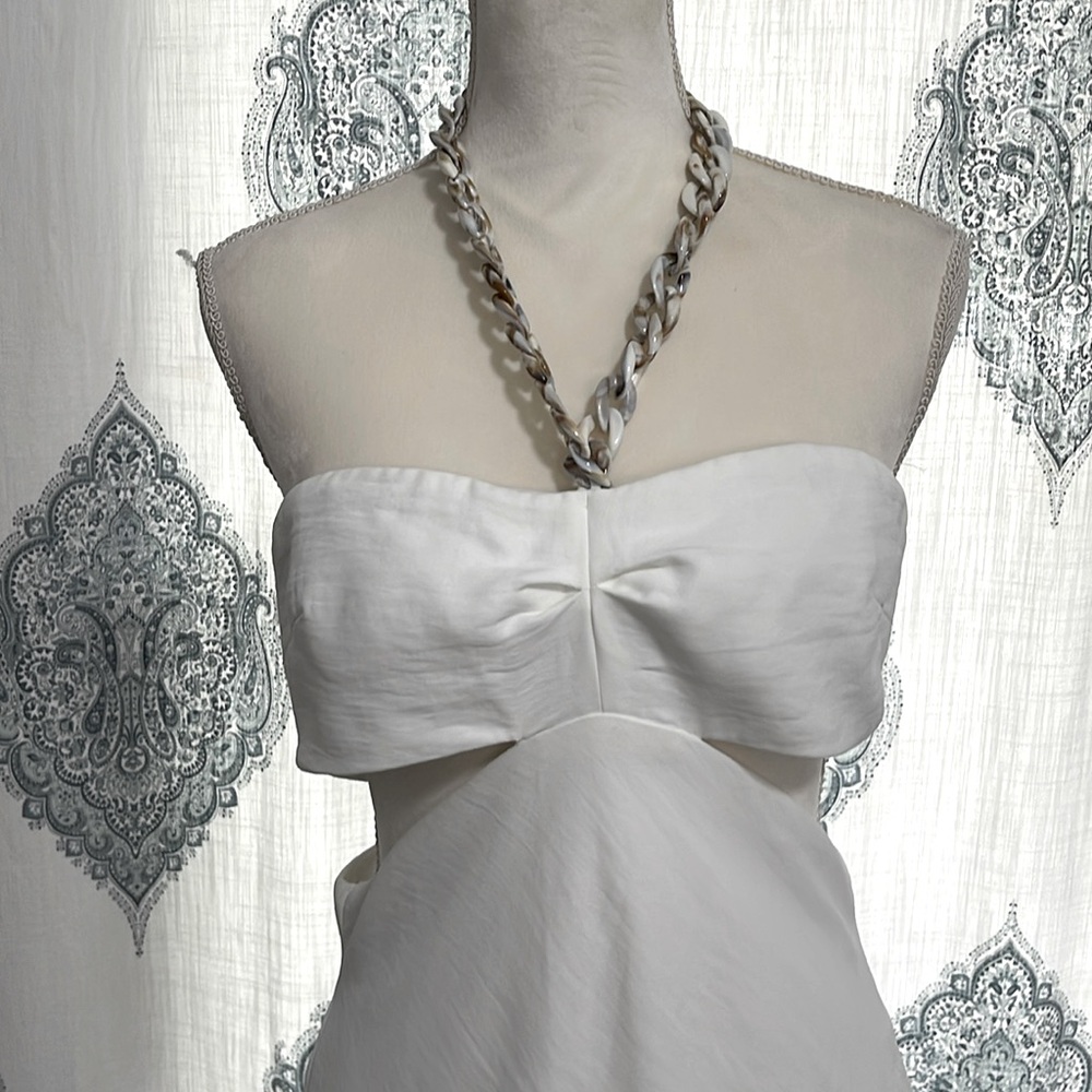 White zara dress